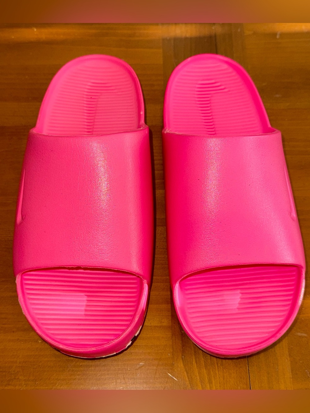 Nike Pink Slides Women’s 8 Men’s 9 Casual Comfort Everyday Beach Cushion Chic